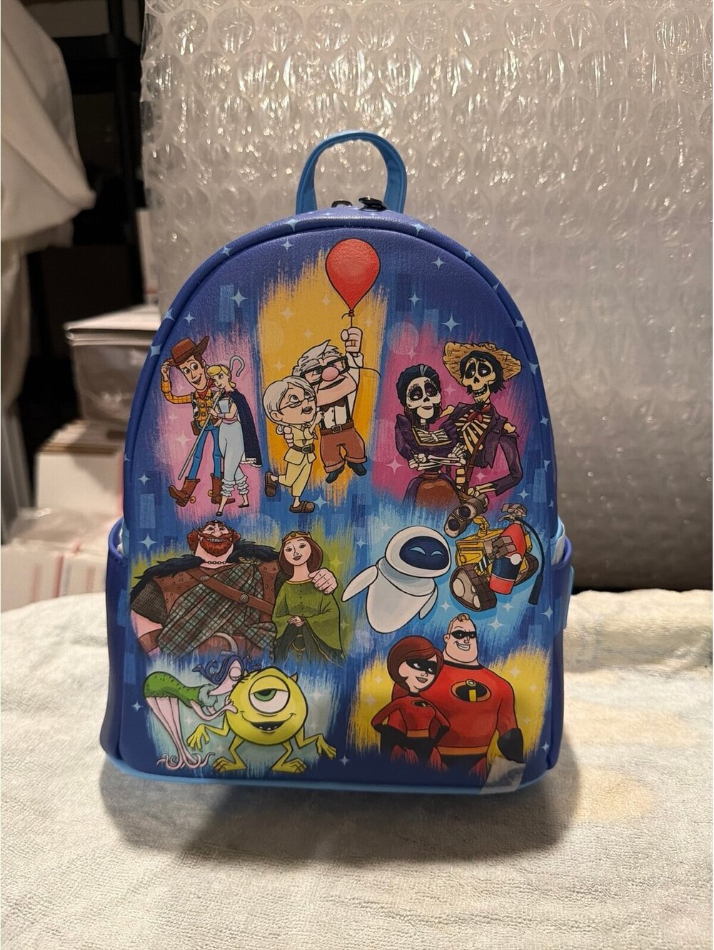 Loungefly Disney Pixar Couples Mini Backpack NWT
